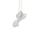 piwakawaka fantail native tiny bird sterling silver lilygriffin jewellery nz