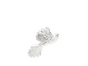 Piwakawaka native fantail bird sterling silver lapel pin brooch lilygriffin nz