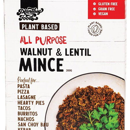 Plantasy Foods Mince Walnut & Lentil 200g