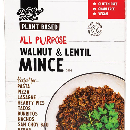 Plantasy Foods Mince Walnut & Lentil 200g