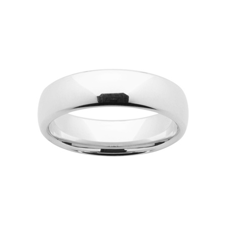 Platinum Mens Comfort Curve Wedding Ring