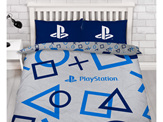 Playstation Blue Reversible UK Double Duvet Cover Set