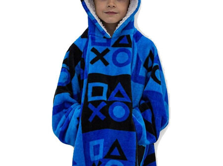 Playstation Wearable Hooded Fleece Blanket - Kids Medium