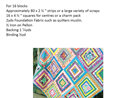 Pleated Log Cabin Quilt Pattern from Lynne Wilson Designs