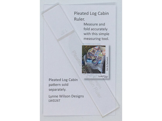 Pleated Log Cabin Ruler from Lynne Wilson Designs