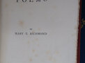 Poems - by Mary E. Richmond