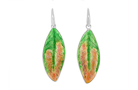 Pohutukawa Leaf Earrings