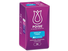 POISE PANTY LINERS 26pk