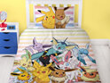 Pokemon Group Reversible Single Duvet Cover Set