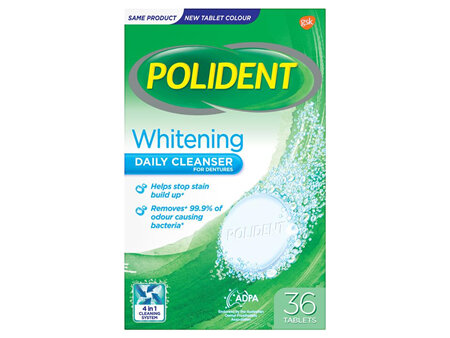 Polident Whitening Tablets 36