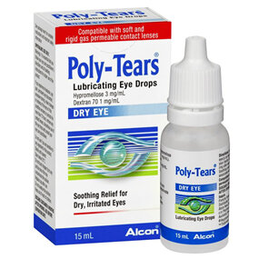 Poly Tears Lubricating Eye Drops 15ml