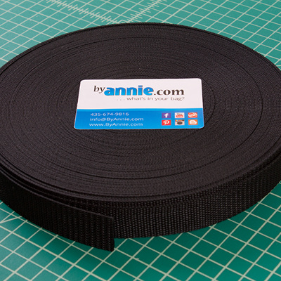 Polypro Strapping 1" Wide Black