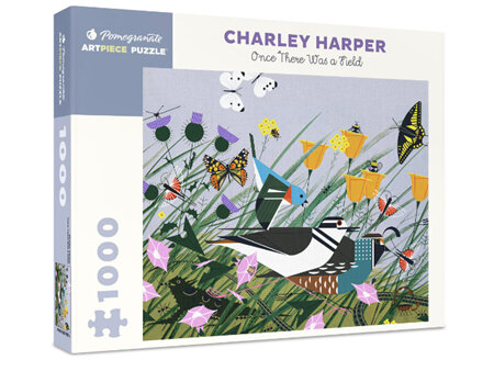 Pomegranate 1000 Piece Jigsaw Puzzle. Charley Harper: Once There Was a Field