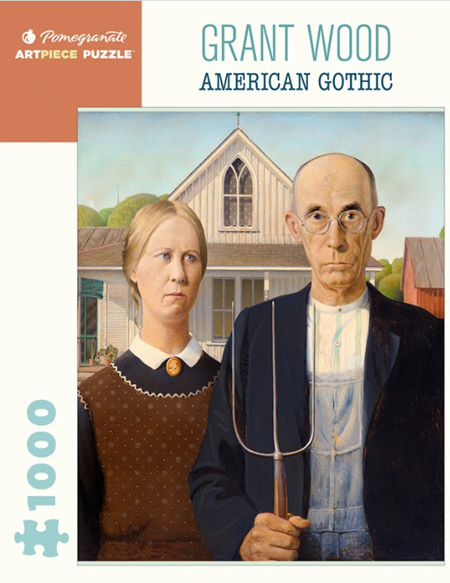 Pomegranate 1000 Piece Jigsaw Puzzle: American Gothic