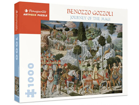 Pomegranate 1000 Piece Jigsaw Puzzle Benozzo Gozzoli: Journey of the Magi