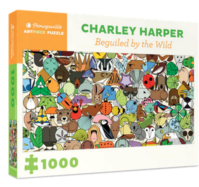 Pomegranate 1000 Piece Jigsaw Puzzle: Charley Harper: Beguiled by Wild