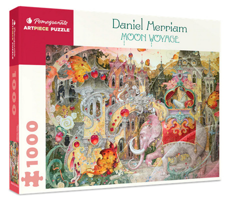 Pomegranate 1000 Piece Jigsaw Puzzle: Daniel Merriam: Moon Voyage