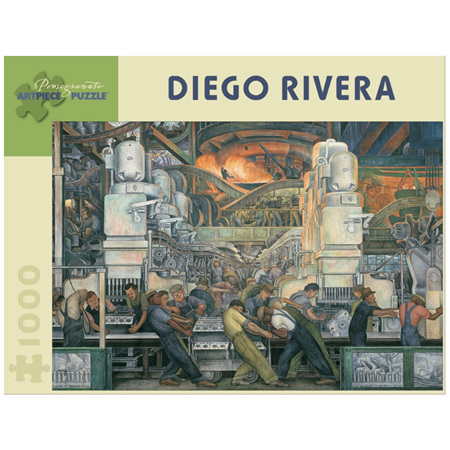 Pomegranate 1000 Piece Jigsaw Puzzle Diego Rivera: Detroit Industry