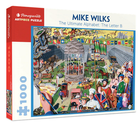 Pomegranate 1000 Piece Jigsaw Puzzle: Mike Wilks: The Ultimate Alphabet: The Letter B