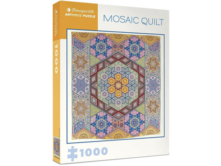 Pomegranate 1000 Piece Jigsaw Puzzle Mosaic Quilt
