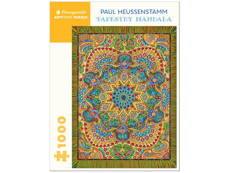 Pomegranate 1000 Piece Jigsaw Puzzle: Paul Heussenstamm: Tapestry Mandala