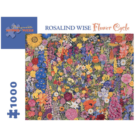 Pomegranate 1000 Piece Jigsaw Puzzle Rosalind Wise: Flower Cycle