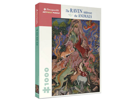 Pomegranate 1000 Piece Jigsaw Puzzle The Raven Addresses the Animals