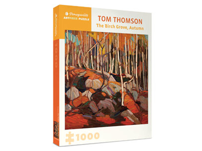 Pomegranate 1000 Piece Jigsaw Puzzle Tom Thomson: The Birch Grove, Autumn