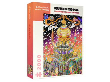 Pomegranate 2000 Piece Jigsaw Puzzle Trippy Tower of Babel