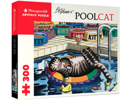 Pomegranate 300 Piece jigsaw Puzzle  B. Kliban: Pool Cat