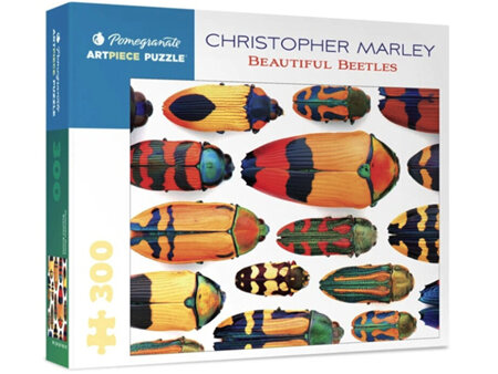 Pomegranate 300 Piece jigsaw Puzzle Christopher Marley: Beautiful Beetles