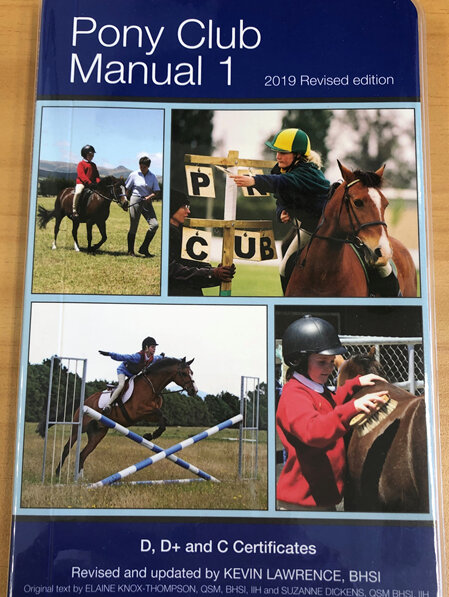 Pony Club Manual 1 - D, D+ & C Certificates including the Manual 1 Syllabus Additions 2023