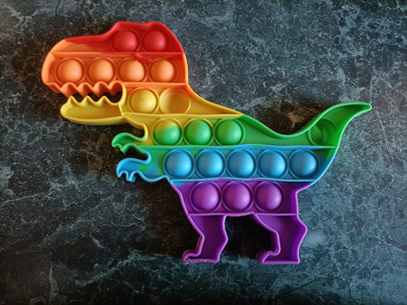 POP IT TOY - Dinosaur Rainbow