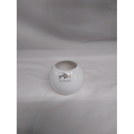 Porcelain Globe White Small 1735