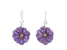 poroporo purple native flower floral sterling silver earrings lily griffin nz