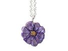 poroporo purple native flower floral sterling silver necklace lilygriffin nz