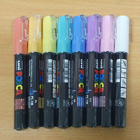 Posca PC-1M - Soft Colours - Pastels