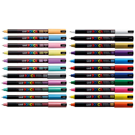 Posca PC-1MR - Full Set 22