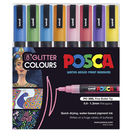 Posca PC-3M - Glitters