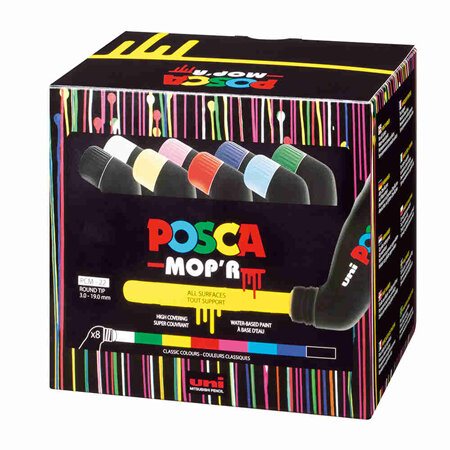 Posca PCM-22 Mop'R - 8 Pack