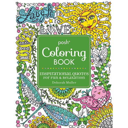 Posh Adult Coloring Book - Insprirational Quotes