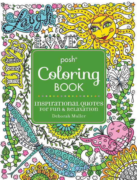 Posh Adult Coloring Book - Insprirational Quotes