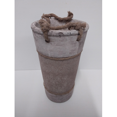 Potters stone vase C0998