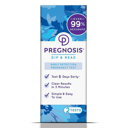 Pregnosis Dip & Read Early Detection Pregnancy Test, 2 Pack