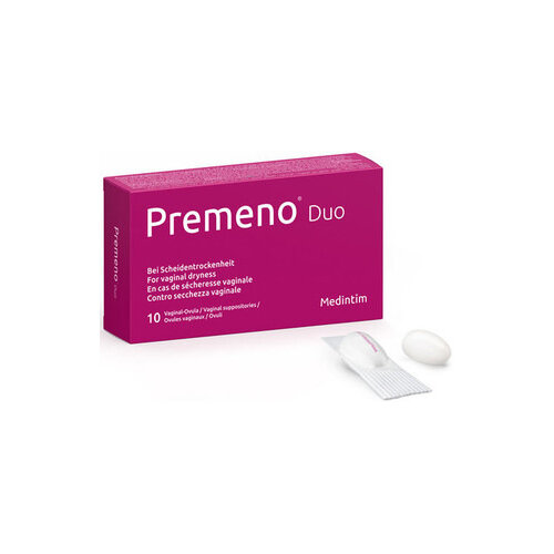 PREMENO Duo Vaginal Ovules 10pk