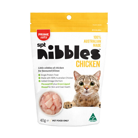 PRIME CAT NIBBLES CHICK 40G