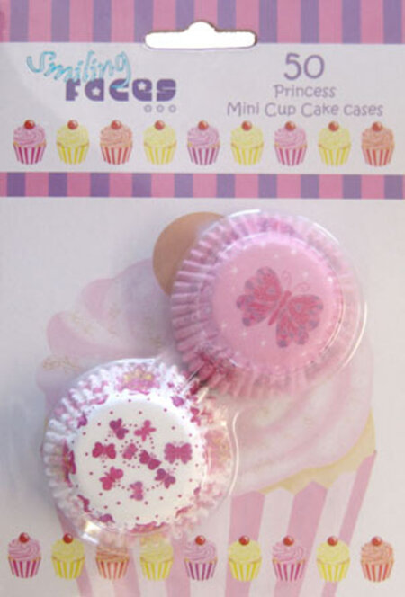 Princess Mini Cupcake cases x 50