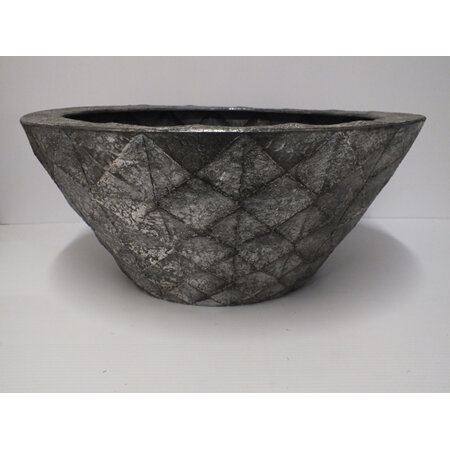 Prism Bowl Pewter Tin  C3532