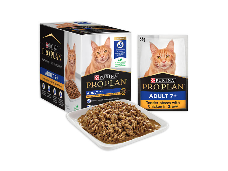 PRO PLAN Adult Wet Cat 7+ Chicken in Gravy