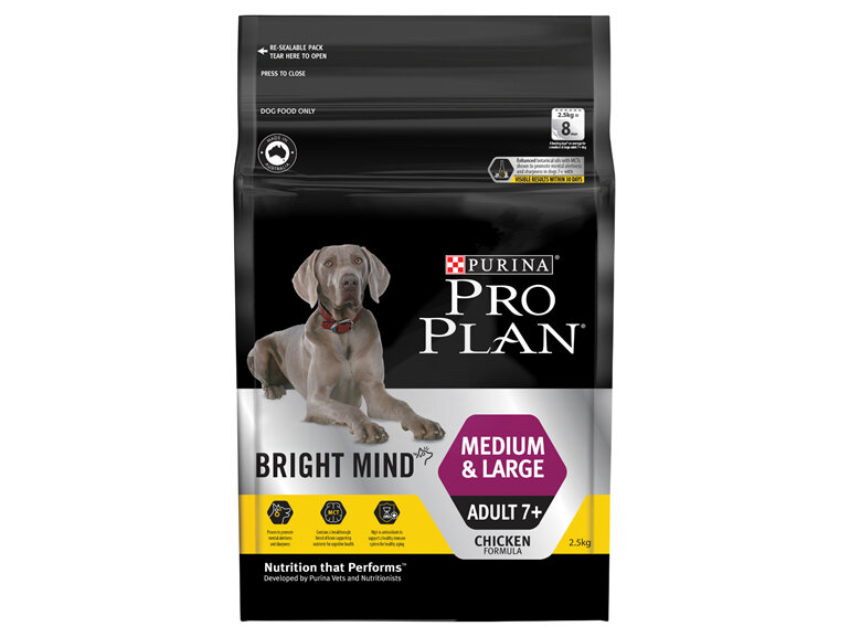 PRO PLAN Bright Mind Adult 7+ Medium & Large